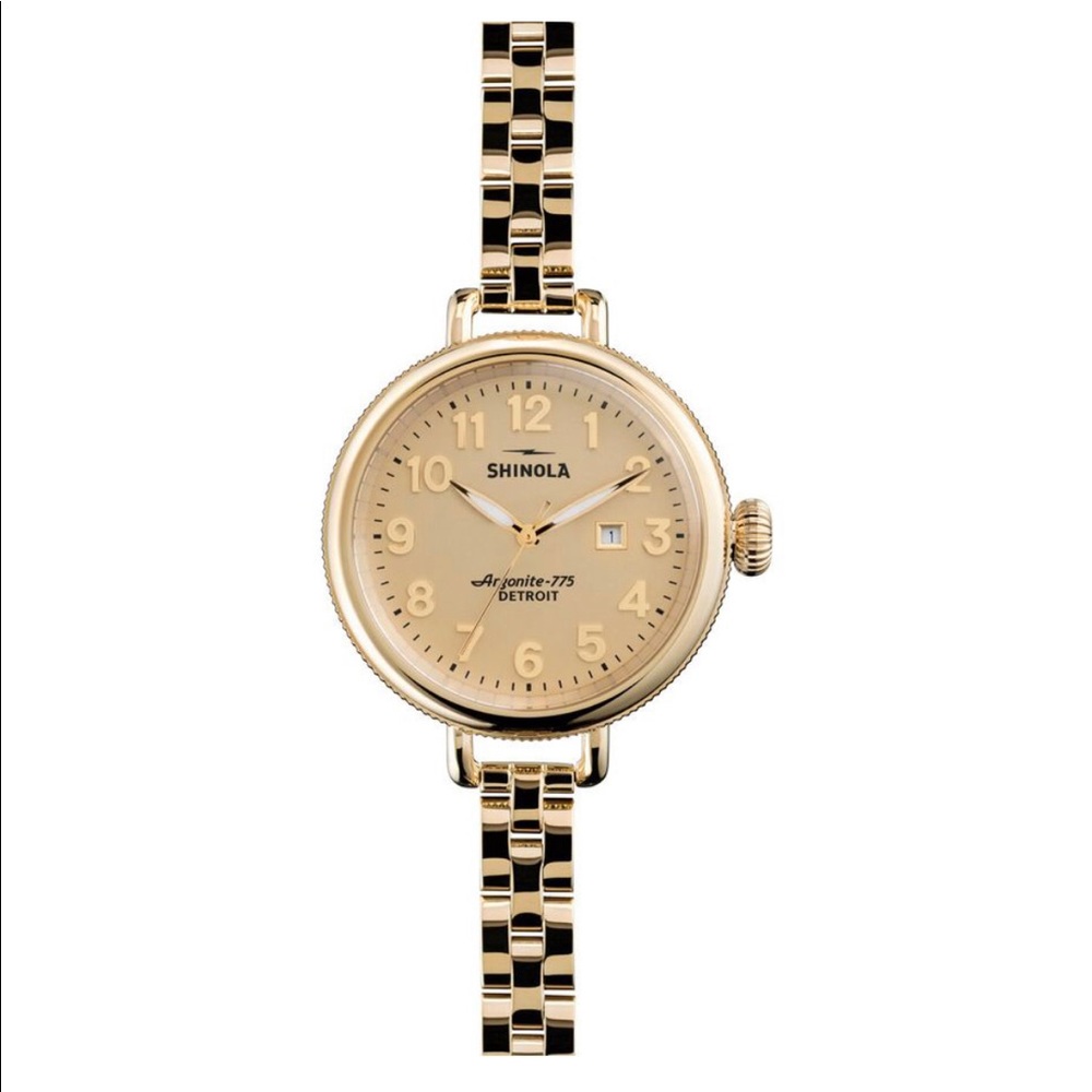 Shinola Gold Watch